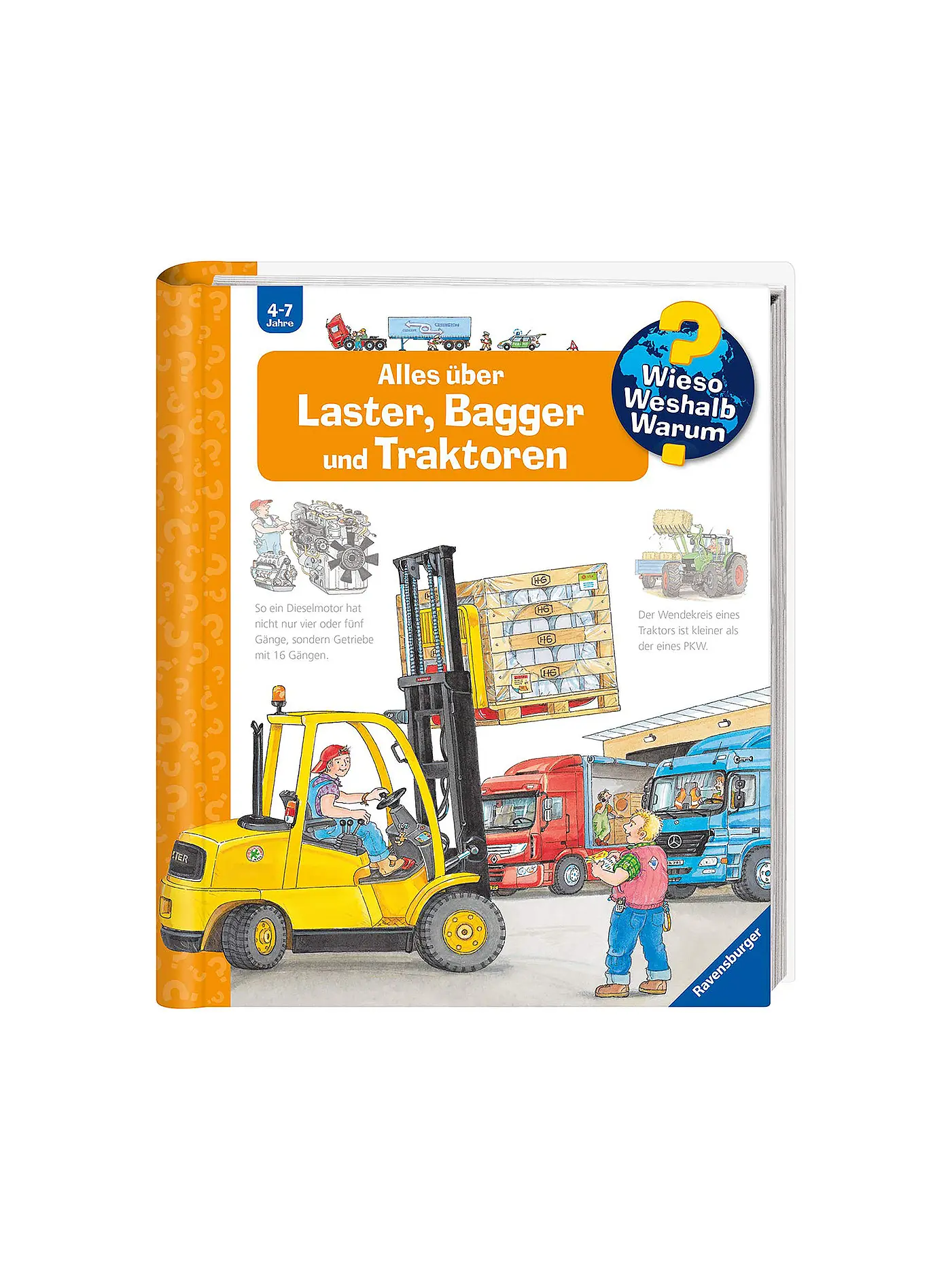RAVENSBURGER | Buch - Wieso Weshalb Warum - Alles über Laster, Bagger und Traktoren (38) | 